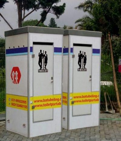 Toilet portable tegal batu beling